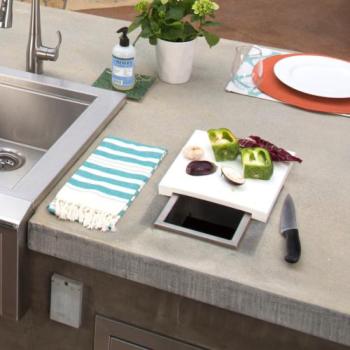 Alfresco Grills 10 Inch Built In Prep and Waste Chute APWC350