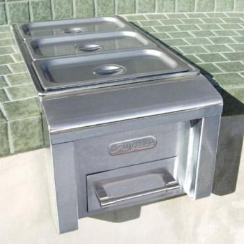 Alfresco Grills 14 Inch Built In Food Warmer AXEFW350