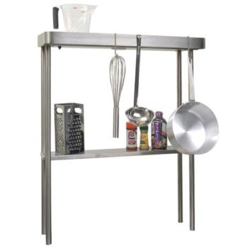 Alfresco Grills Stainless Steel High Shelf with Pot Rack for 30 Inch Versa Sink PR 30350