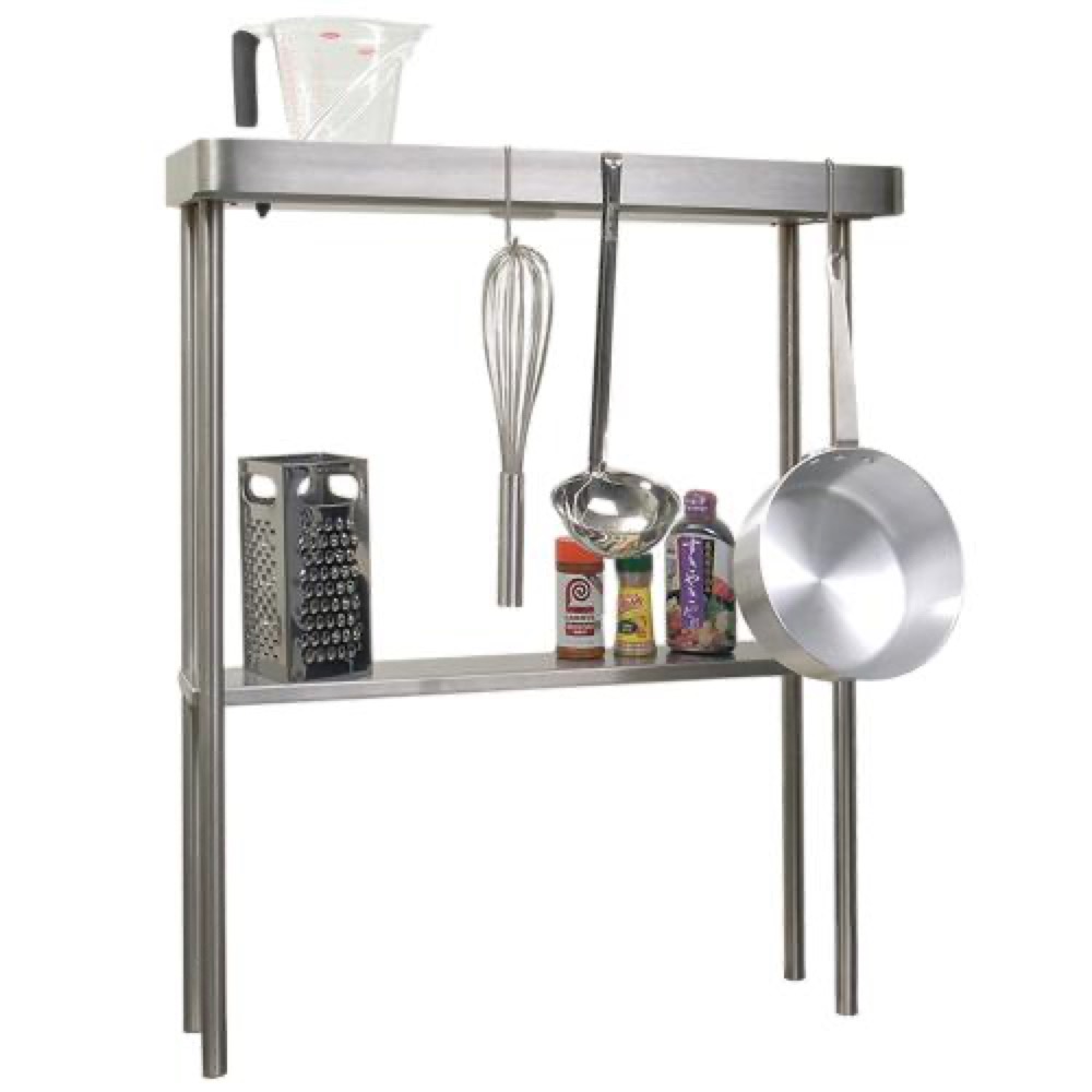 Alfresco Grills Stainless Steel High Shelf with Pot Rack for 30 Inch Versa Sink