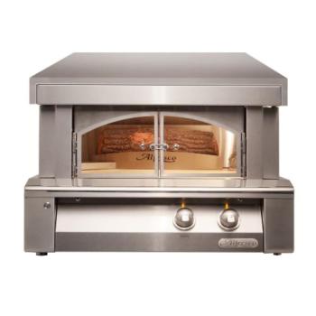 Alfresco Grills 30 Inch Countertop Propane Gas Outdoor Pizza Oven Stainless Steel AXE PZA LP350