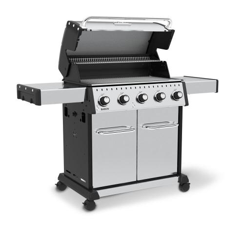 Broil King Baron S520 Pro 5 Burner Freestanding Propane Gas Grill