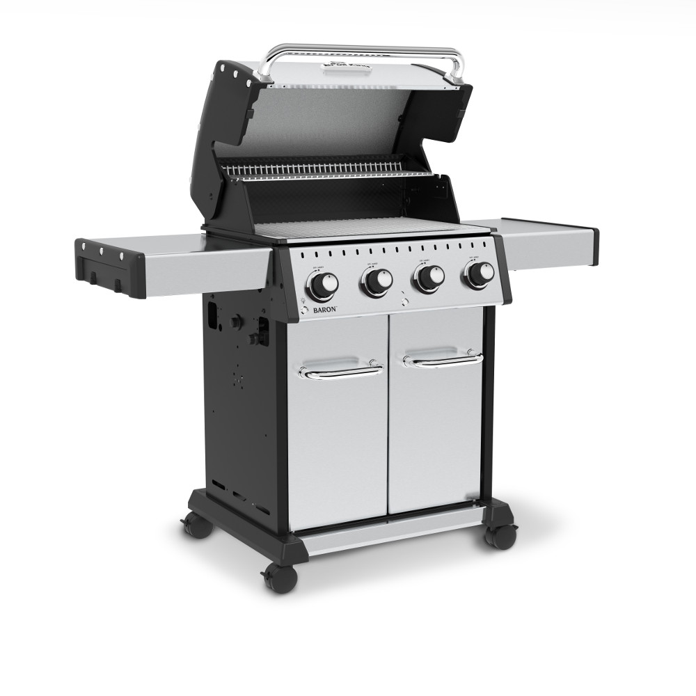Broil King Baron S420 Pro 4 Burner Freestanding Propane Gas Grill