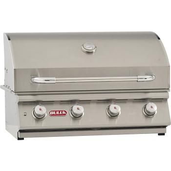 Bull BBQ Lonestar Select 30 Inch 4 Burner Built In Natural Gas Grill 87049 Right Angle350