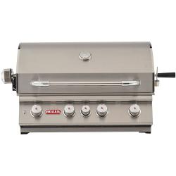 Bull BBQ Angus 30 Inch 4 Burner Built In Natural Gas Grill with Rear Infrared Burner 47629 Front Closed250
