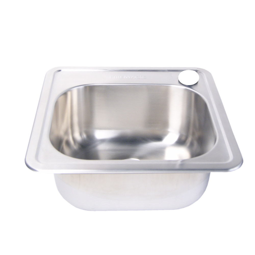 Fire Magic 15 Inch x 15 Inch Single Basin Stainless Steel Drop In Sink