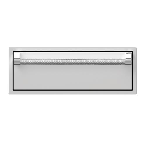 Hestan 30 Inch Stainless Steel Single Storage Drawer   Steeletto