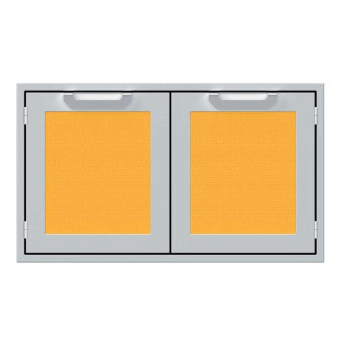 Hestan 36 Inch Stainless Steel Enclosed Water Resistant Dry Storage Pantry   Sol