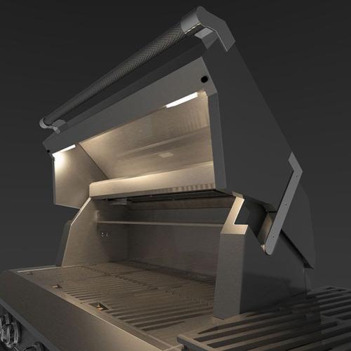 Hestan 30 Inch 2 Burner Built In Propane Gas Grill with Infrared Rotisserie Burner   Citra