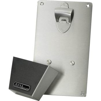 Bull BBQ Stainless Steel Bottle Opener with Cap Catch 66006 Lid Off350