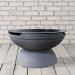 Prism Hardscapes Falo 21 Inch Wood Burning Round Fire Bowl   Pebble Beach