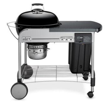 Weber Grills Performer Deluxe 22 Inch Freestanding Charcoal Grill with Touch N Go Ignition Black 15501001350