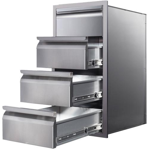 Memphis Grills 15 Inch Quadruple Access Drawer with Soft Close