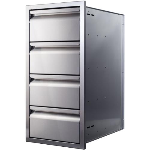 Memphis Grills 15 Inch Quadruple Access Drawer with Soft Close