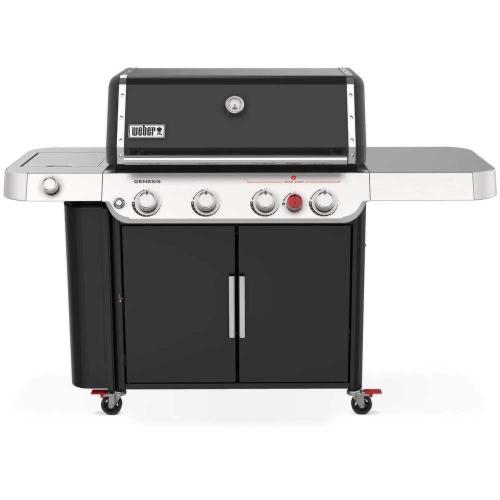 Weber Grills Genesis E 435 Propane Gas Grill with Sear Burner  and  Side Burner   Black