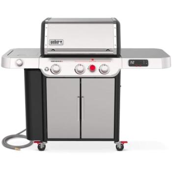 Weber Grills Genesis SX 335 Natural Gas Smart Grill with Sear Burner and Side Burner Stainless Steel 37600001350