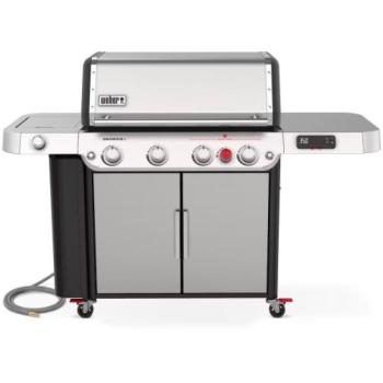Weber Grills Genesis SPX 435 Natural Gas Smart Grill with Sear Burner and Side Burner Stainless Steel 38800001350