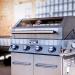 Monument Grills 4 Burner Natural Gas in Stainless Steel with Clear View Lid LED Controls and Side Burner
