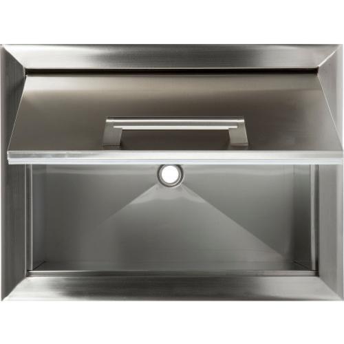 Coyote 25 Inch Stainless Steel Drop In Ice Bin Cooler with Hinged Lid