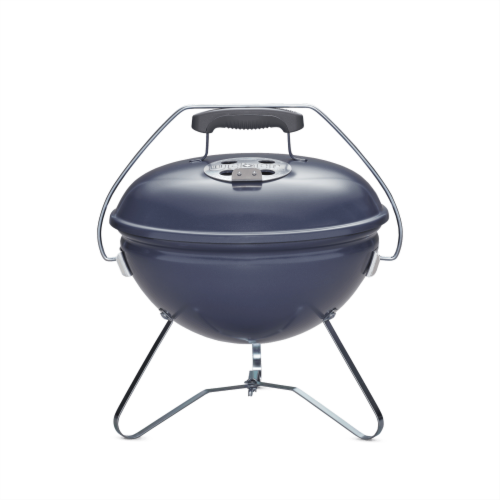 Weber Grills Smokey Joe Premium 14 Inch Portable Charcoal Grill   Slate Blue