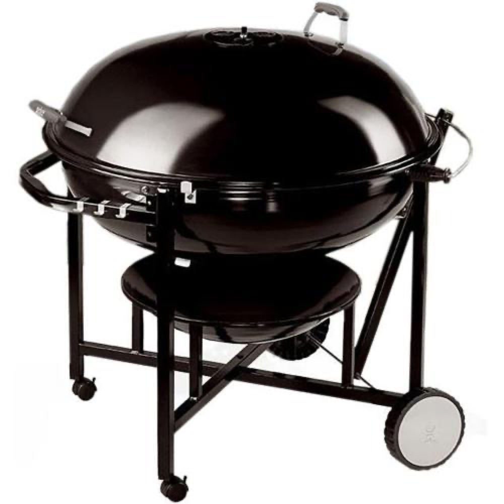 Weber Grills Ranch Kettle 37 Inch Charcoal BBQ Grill   Black