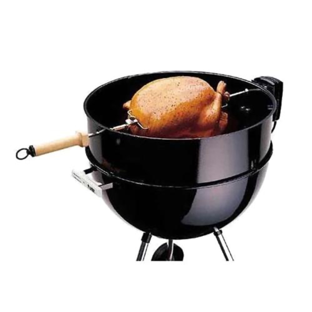 Weber Grills Rotisserie Kit For 22 Inch Charcoal Kettle Grills