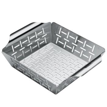 Weber Grills Deluxe Small Stainless Steel Vegetable Grill Basket 6481350