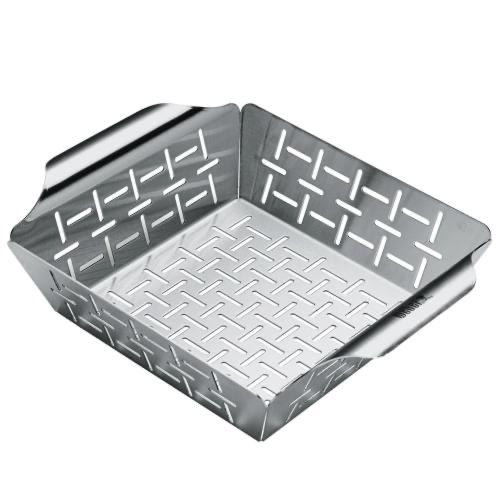 Weber Grills Deluxe Small Stainless Steel Vegetable Grill Basket