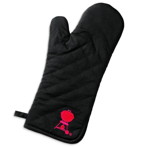 Weber Grills Black With Red Kettle Cotton Grill Glove With Extra Long Cuff