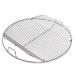 2 Inch Stainless Steel Cooking Grate with Hinged Opening   Fits 18 Inch Kettle Charcoal Grills