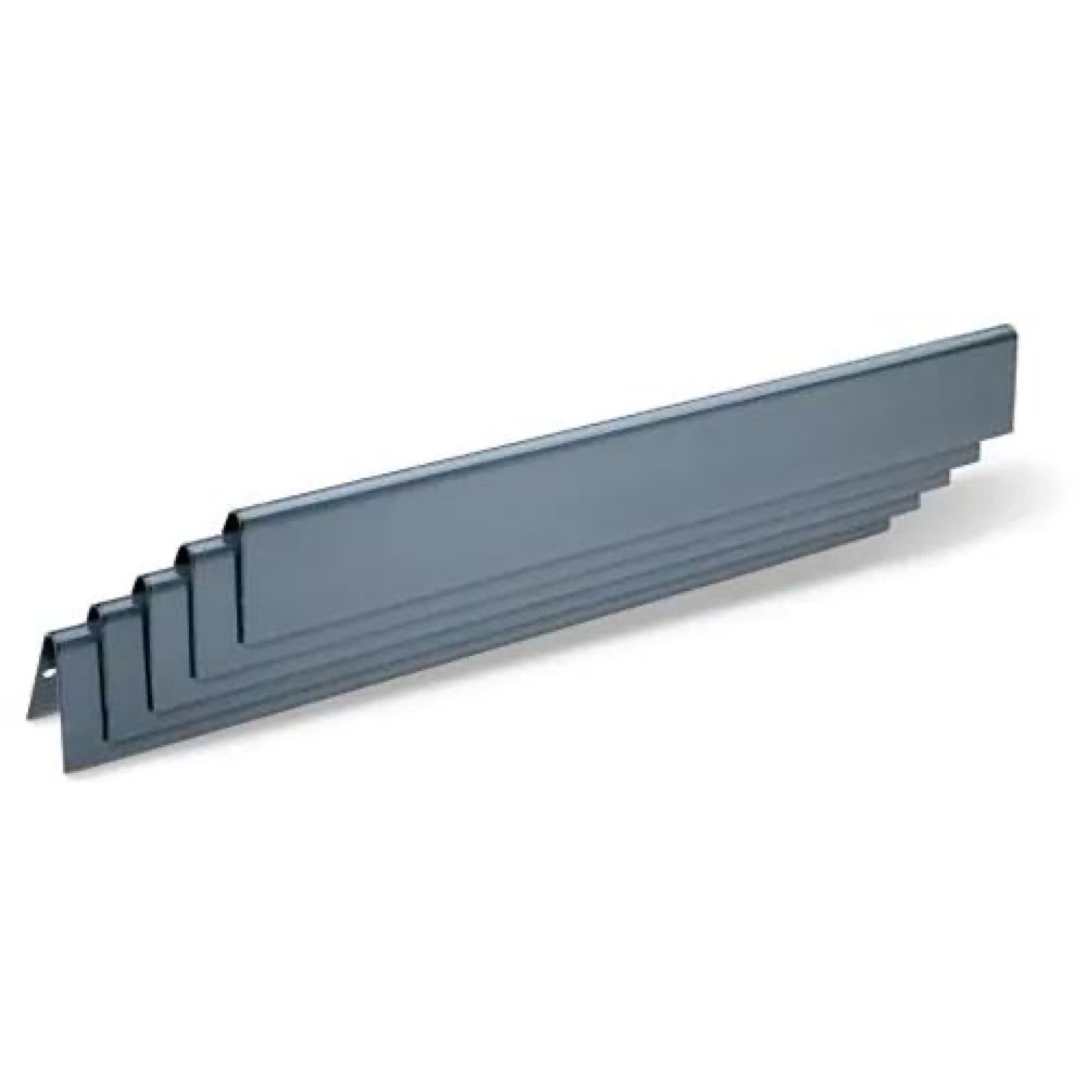 Weber Grills Porcelain Enameled Flame Tamer Flavorizer Bars For Genesis Silver B  and  C Spirit 3 burner Spirit 700  and  900 Gas Grills   5 Pieces