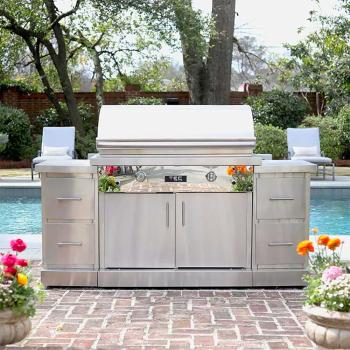 TEC 44 inch Sterling Grill With Island outdoor oasis350