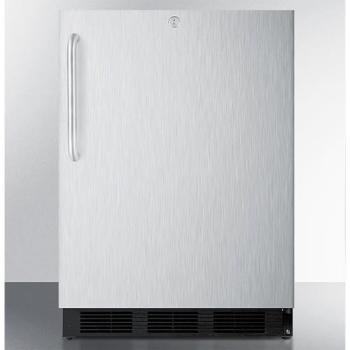 Summit 24 Inch 5 5 Cu Ft Stainless Steel Outdoor Rated All Refrigerator SPR7BOSST350