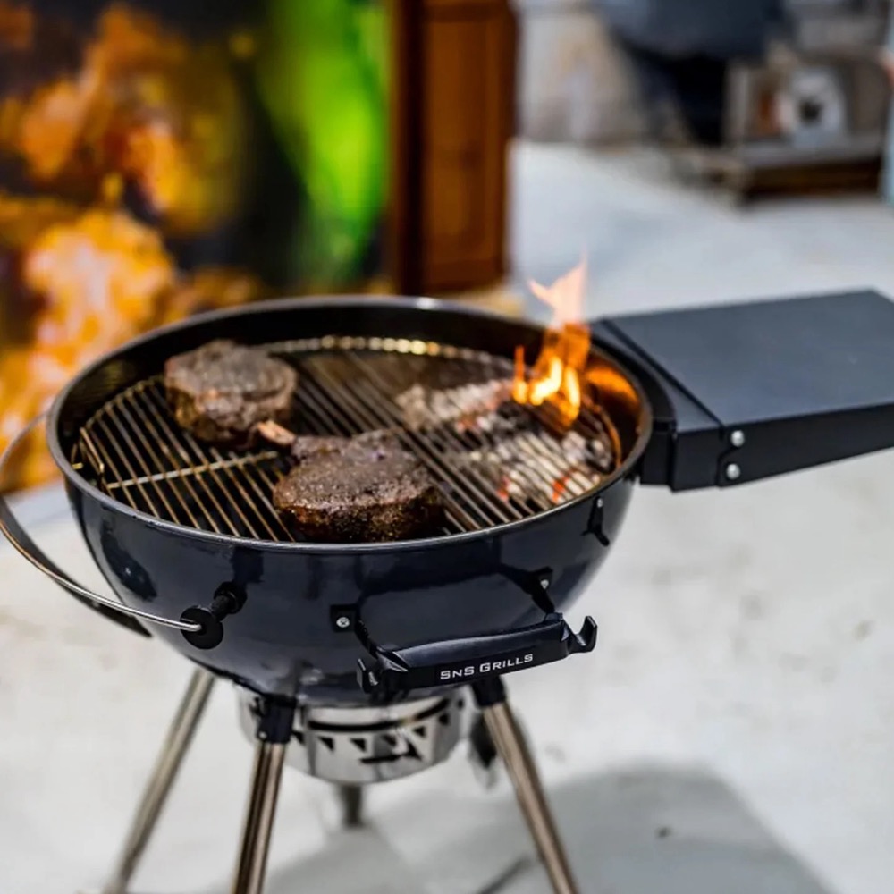 SNS Grills Slow N Sear   Fits Weber 22 Inch Kettle Grills