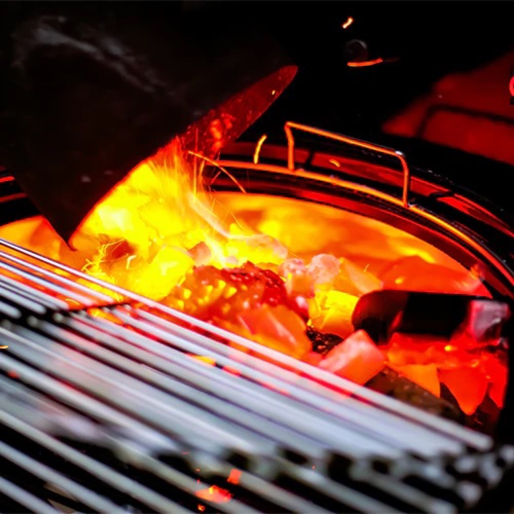 SNS Grills Slow N Sear Charcoal Baskets   Fits Weber 18 Inch Kettle Grills