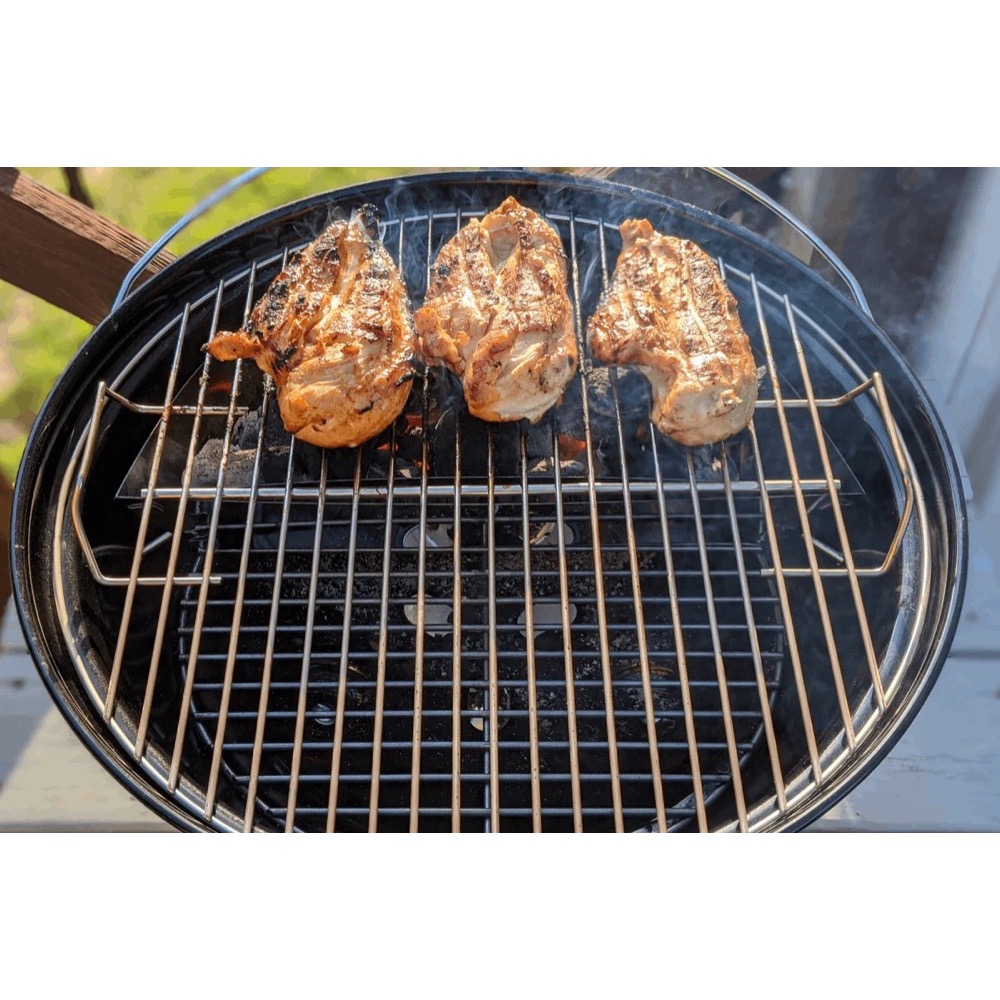 SNS Grills Slow N Sear Charcoal Baskets   Fits Weber 18 Inch Kettle Grills