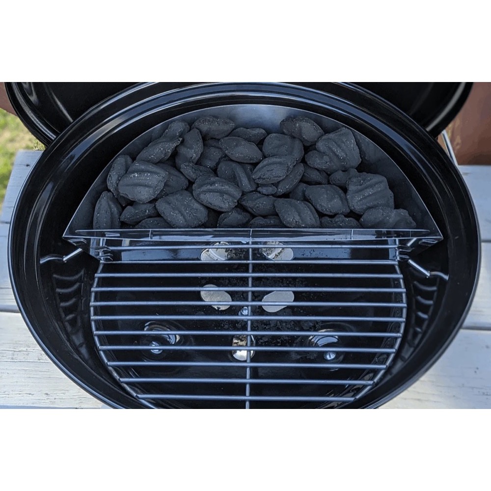 SNS Grills Slow N Sear Charcoal Baskets   Fits Weber 18 Inch Kettle Grills