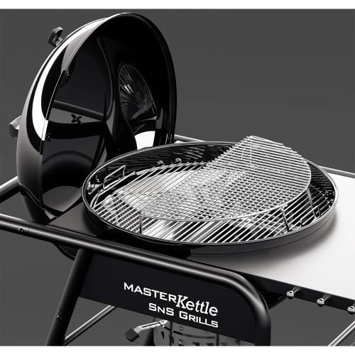 SNS Grills Elevated Cooking Grate   Fits Weber 26 Inch Kettle Grills