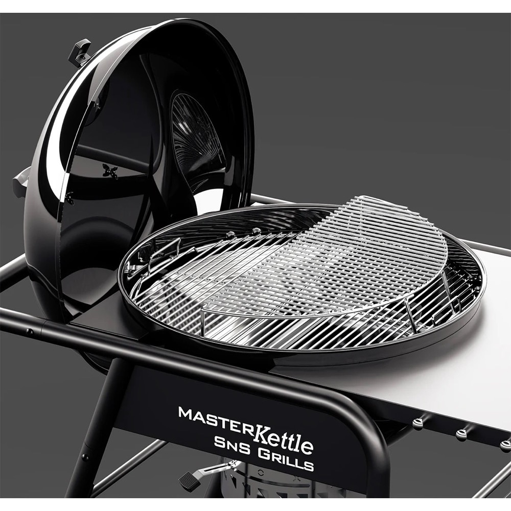 SNS Grills Elevated Cooking Grate   Fits Weber 26 Inch Kettle Grills