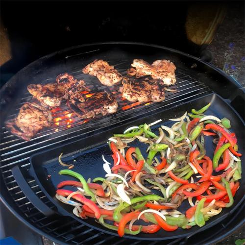 SNS Grills 22 Inch Cast Iron Drip N Griddle Pan