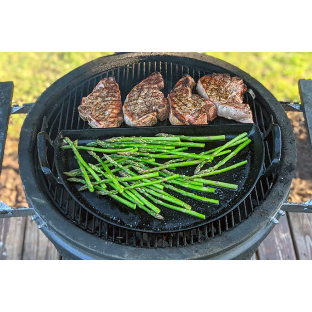 SNS Grills 22 Inch Cast Iron Drip N Griddle Pan