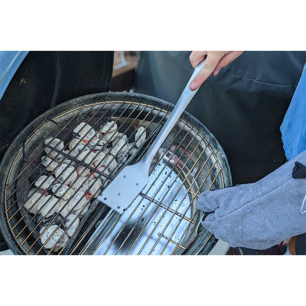 SNS Grills 7 Piece Stainless Steel Grilling Tool Set with Rubber Grips