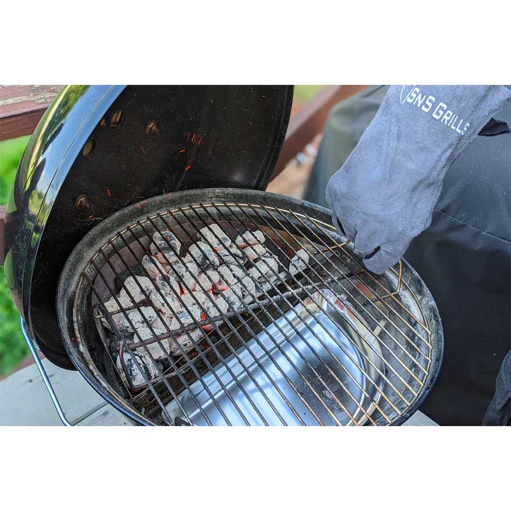 SNS Grills Leather Heat Tolerant Grill Gloves
