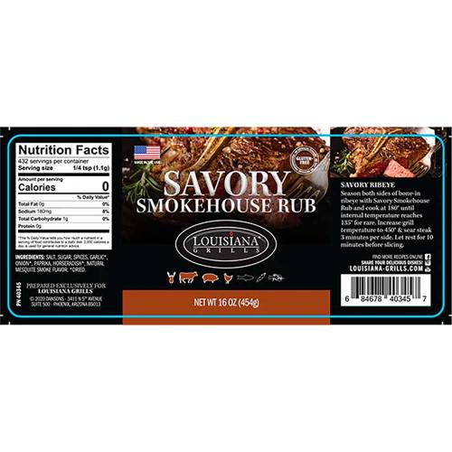 Louisiana Grills Savory Smokehouse Rub