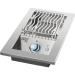 Napoleon Built In 700 Series 10000 BTU 10 Inch Drop In Natural Gas Infrared Single Side Burner with Stainless Steel Cover