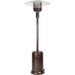 Fire Sense Commercial Series 46000 BTU Propane Gas Patio Heater Aged Chestnut250