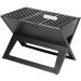 Fire Sense 18 Inch Folding Notebook Portable Charcoal Grill   Powder Coated