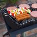 Fire Sense 18 Inch Folding Notebook Portable Charcoal Grill   Powder Coated