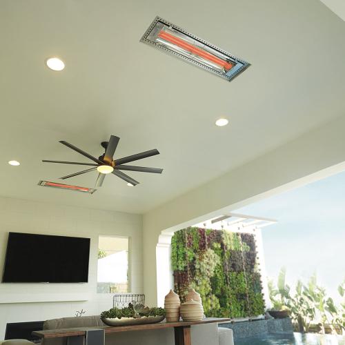 Infratech W Series Flush Mount Frame Kit For 33 Inch Electric Infrared Patio Heaters   Grey