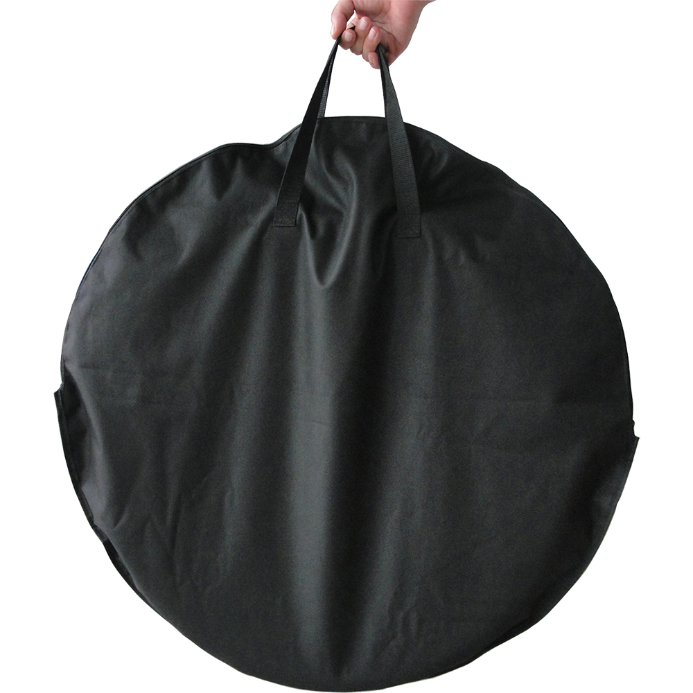 Fire Sense 22 Inch Folding Wood Burning Round Fire Pit   Black